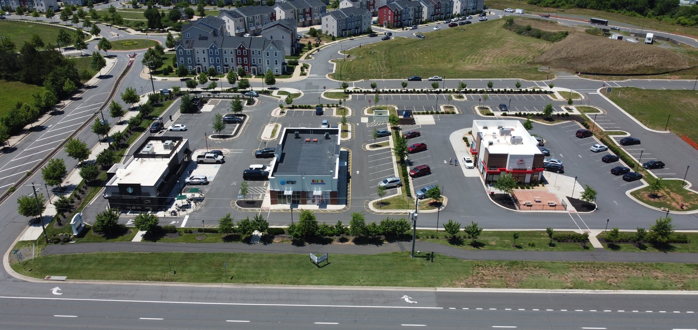 Aerial view of Mintbrook Village, Bealeton VA